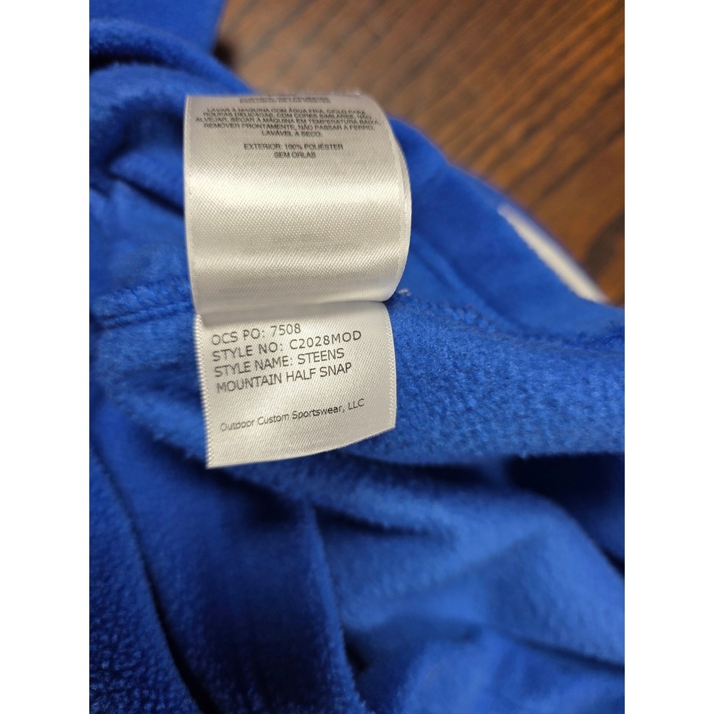 Columbia Los Angeles Dodgers Steens Mountain Pullover Fleece Jacket Mens Medium - Picture 8 of 8